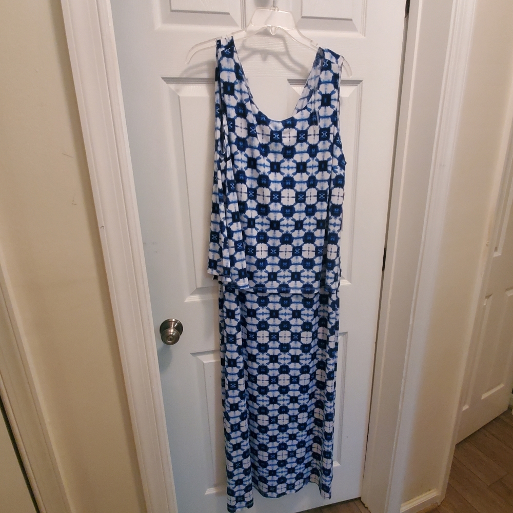 Geopattern Maxi dress